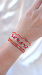 RED BLOSSOM BRACELET