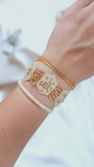 BOLD BEIGE BRACELET