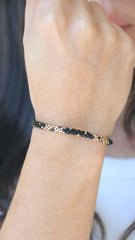 BOLD BLACK/GOLD BRACELET
