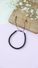 BOLD BLACK MATTE BRACELET