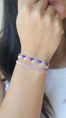 PURPLE BLOSSOM BRACELET