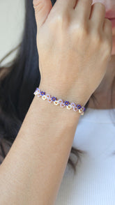 PURPLE BLOSSOM BRACELET