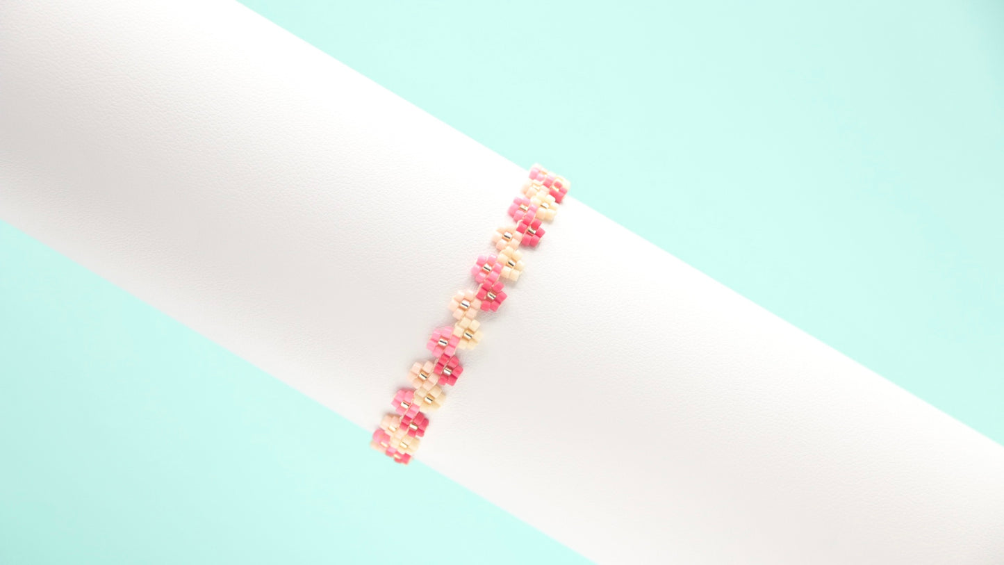 Petite Blossom Pink Bracelet