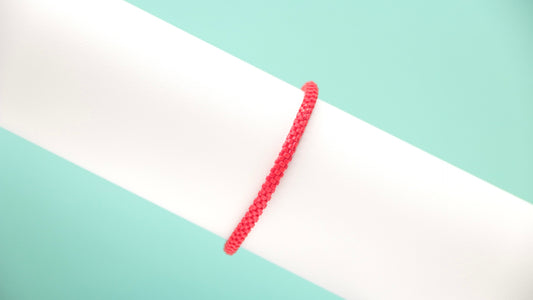 Tubular Red Bracelet