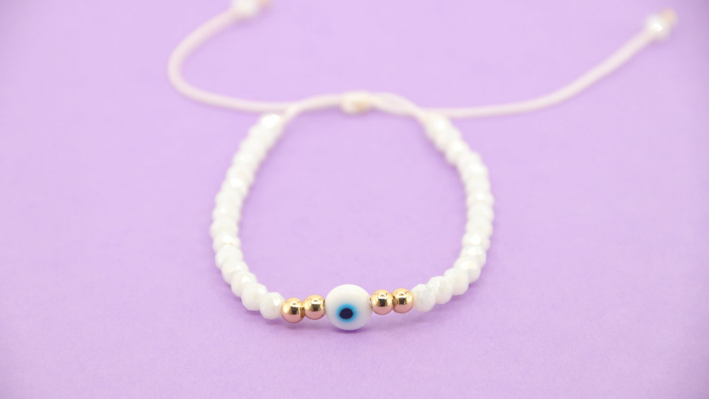 Guardian Eye White Bracelet