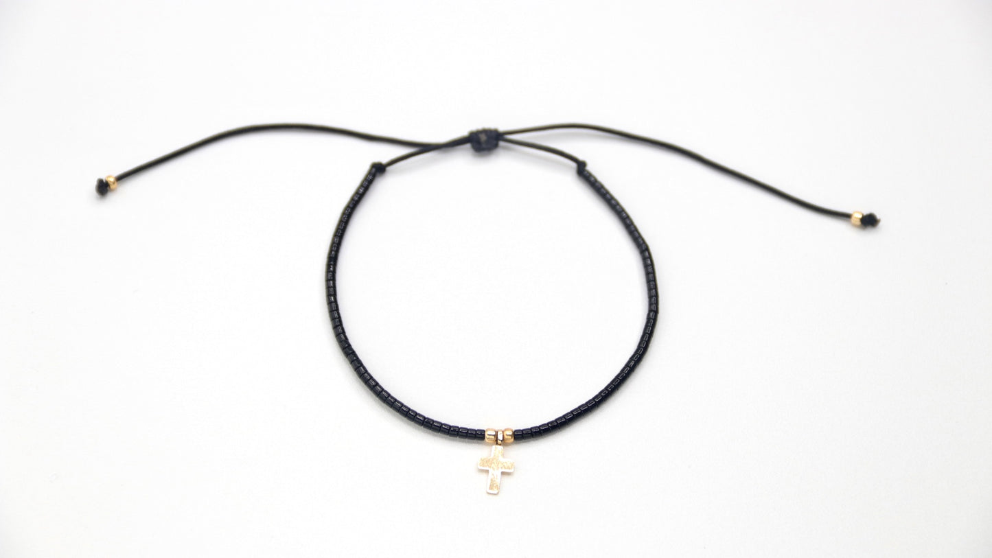 Cross Miyuki Bracelet