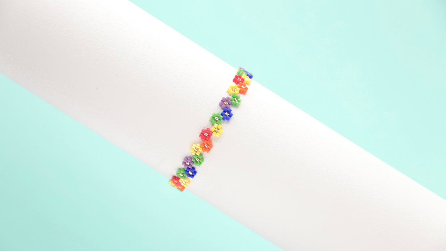 Petite Blossom Rainbow Bracelet