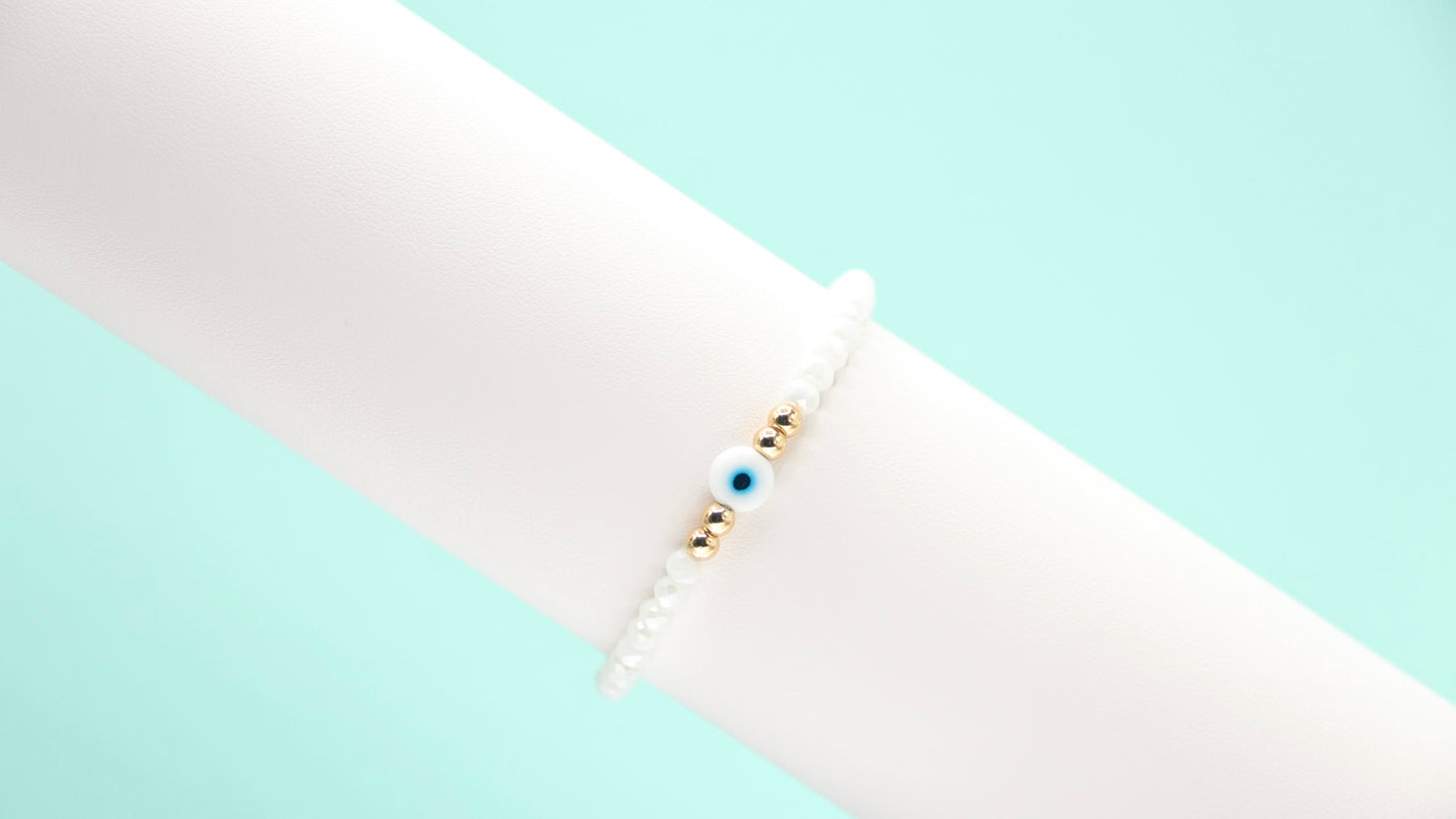 Guardian Eye White Bracelet