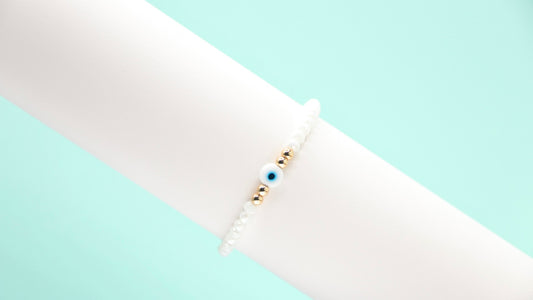 Guardian Eye White Bracelet