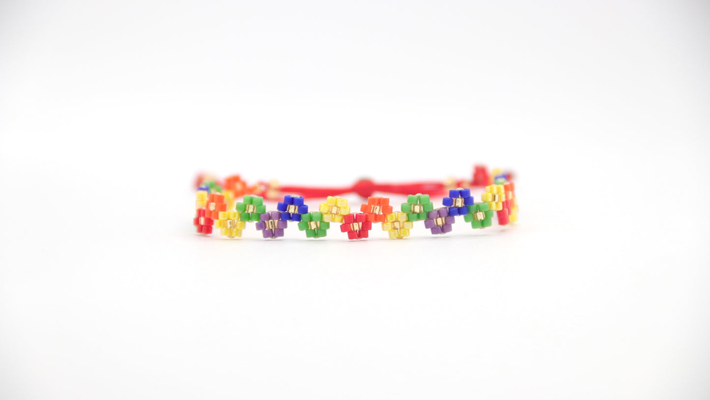 Petite Blossom Rainbow Bracelet