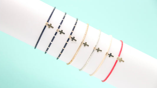 Cross Miyuki Bracelet