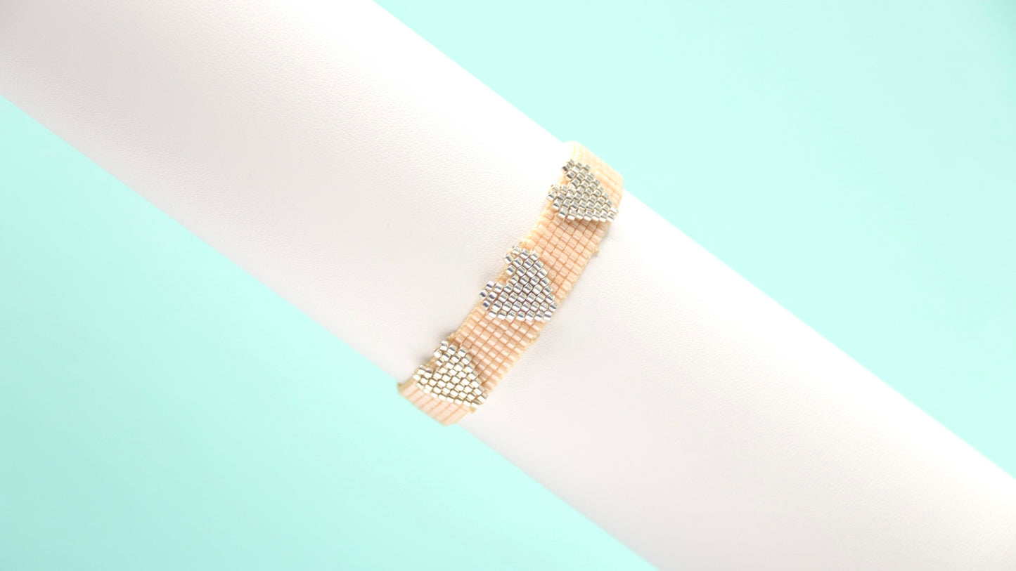 Heartfelt Elegance Miyuki Bracelet