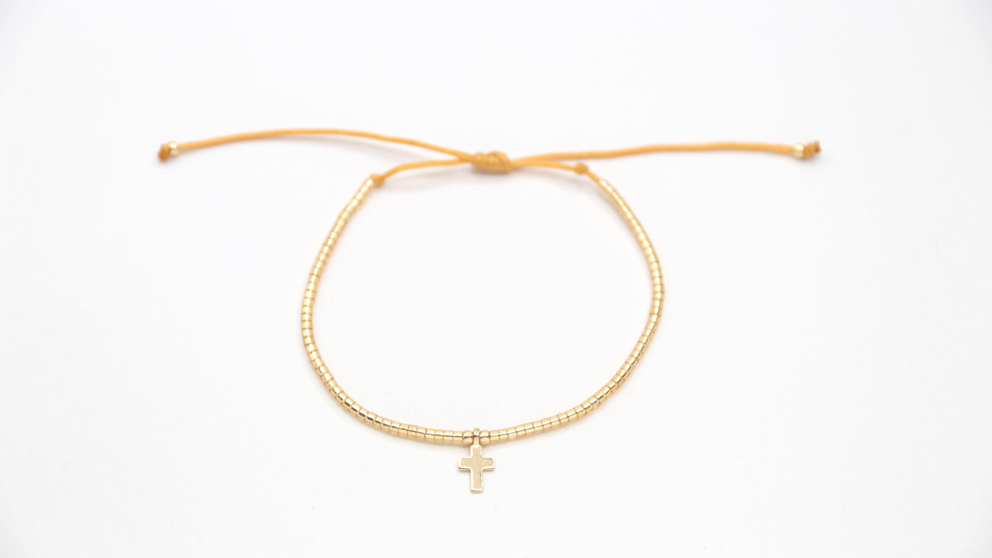 Cross Miyuki Bracelet