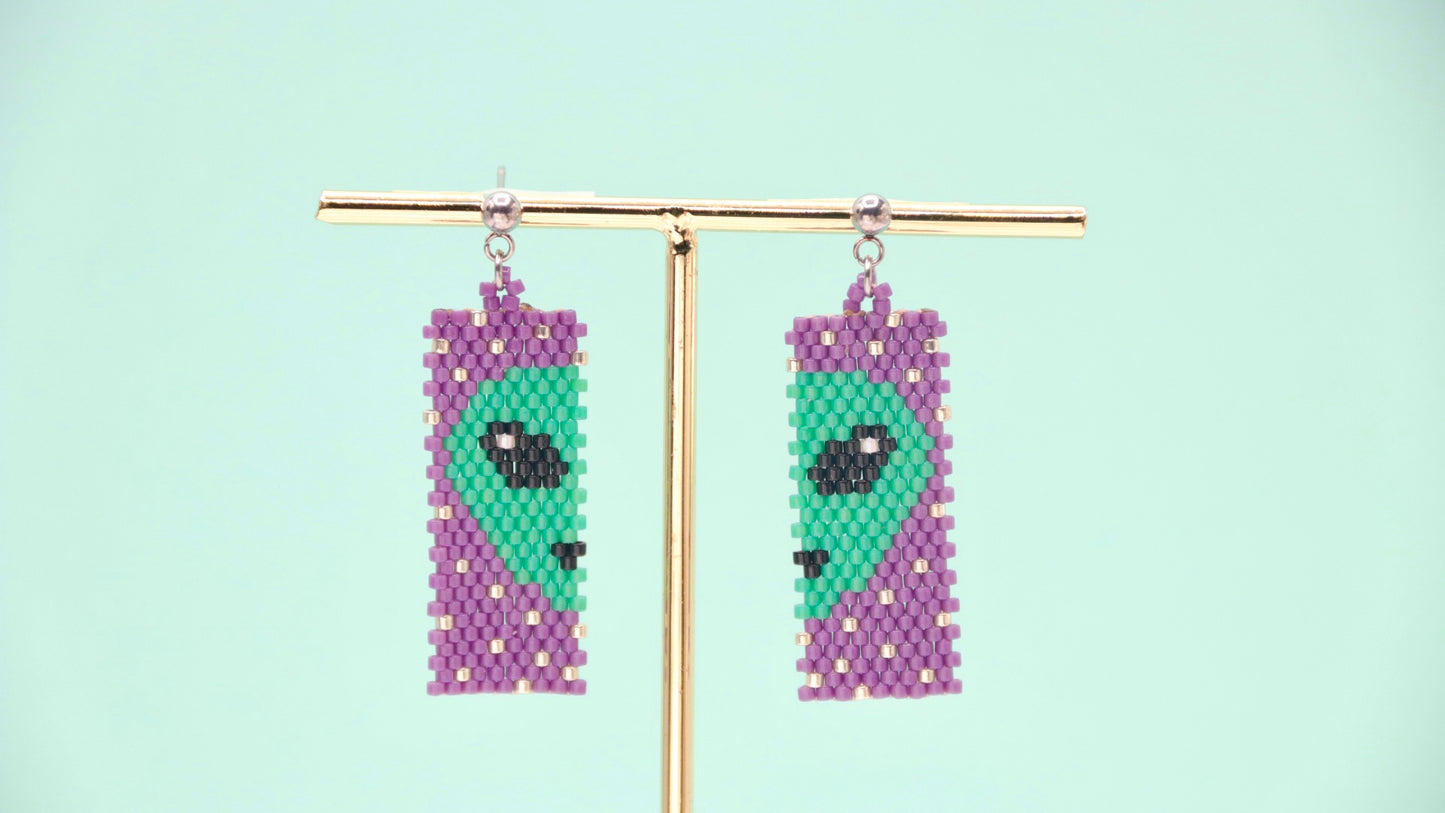 Alien Earrings