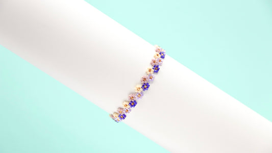 Petite Blossom Purple Bracelet