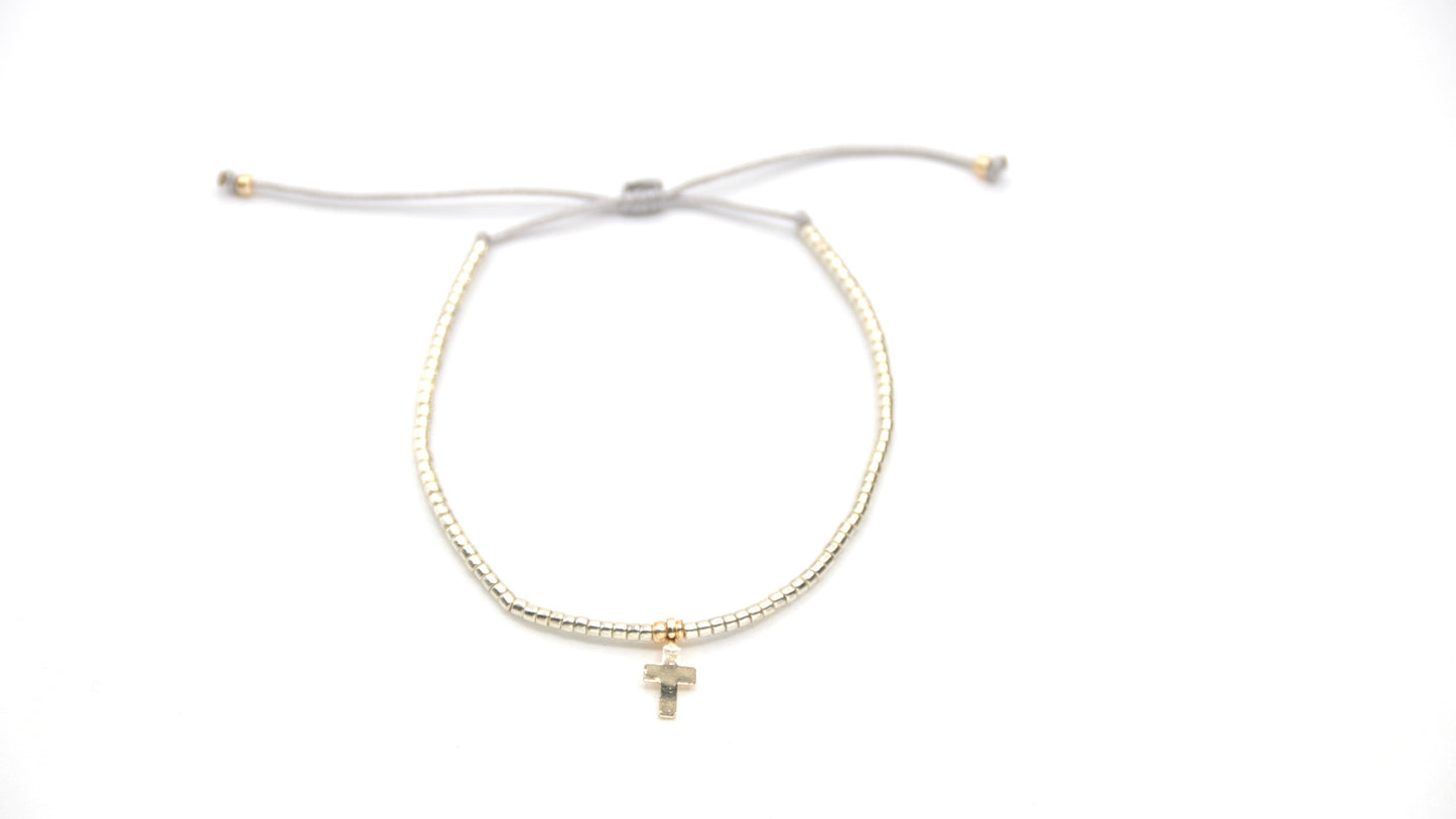 Cross Miyuki Bracelet