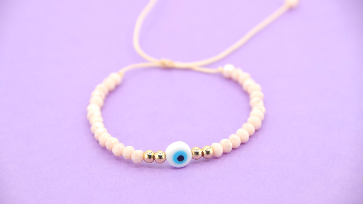 Guardian Eye Beige Bracelet