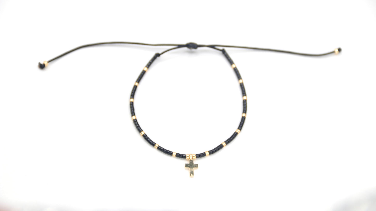 Cross Miyuki Bracelet