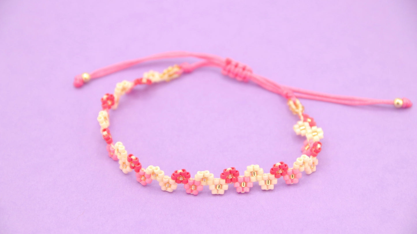 Petite Blossom Pink Bracelet