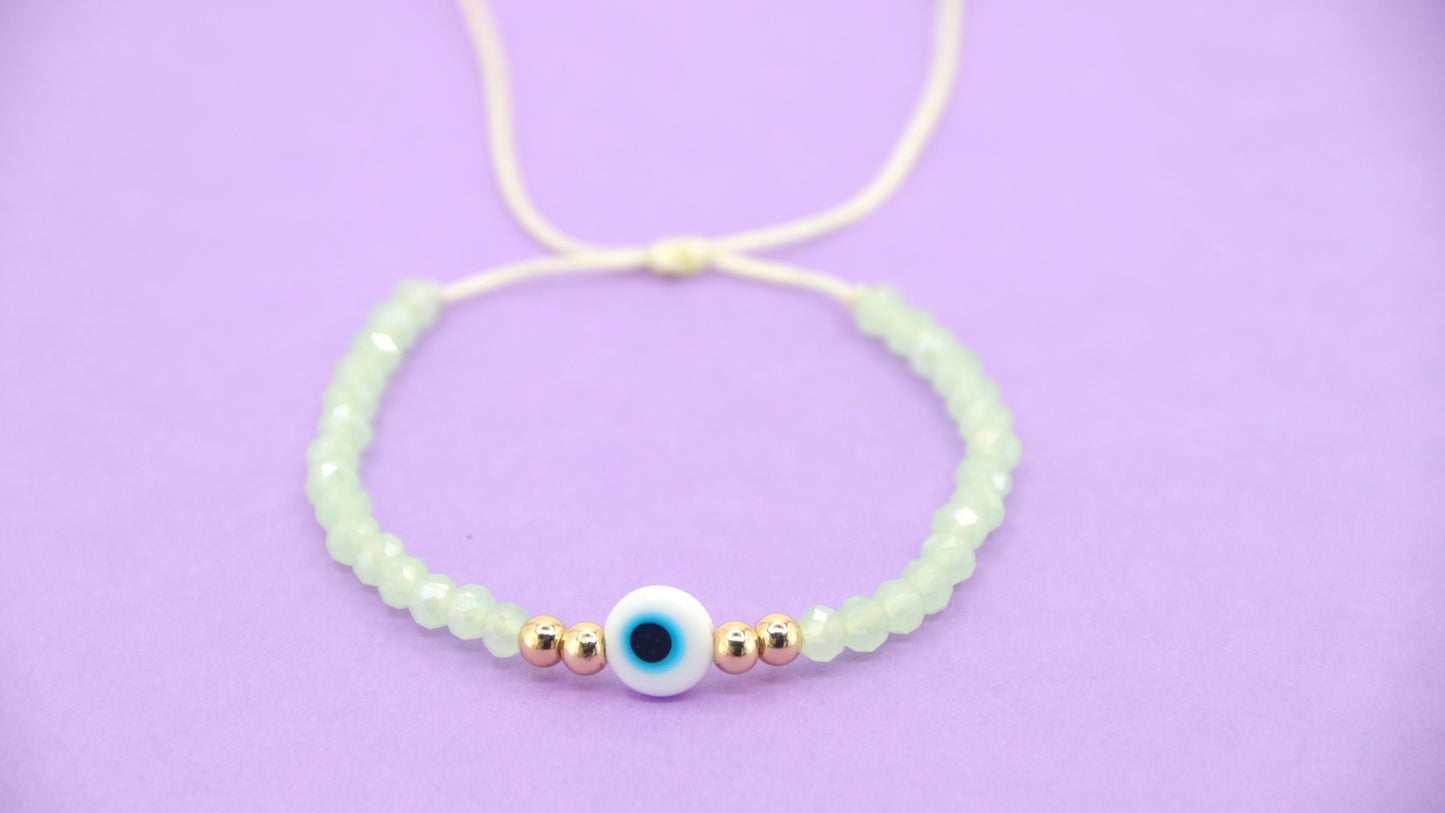 Guardian Eye Pale Green Bracelet