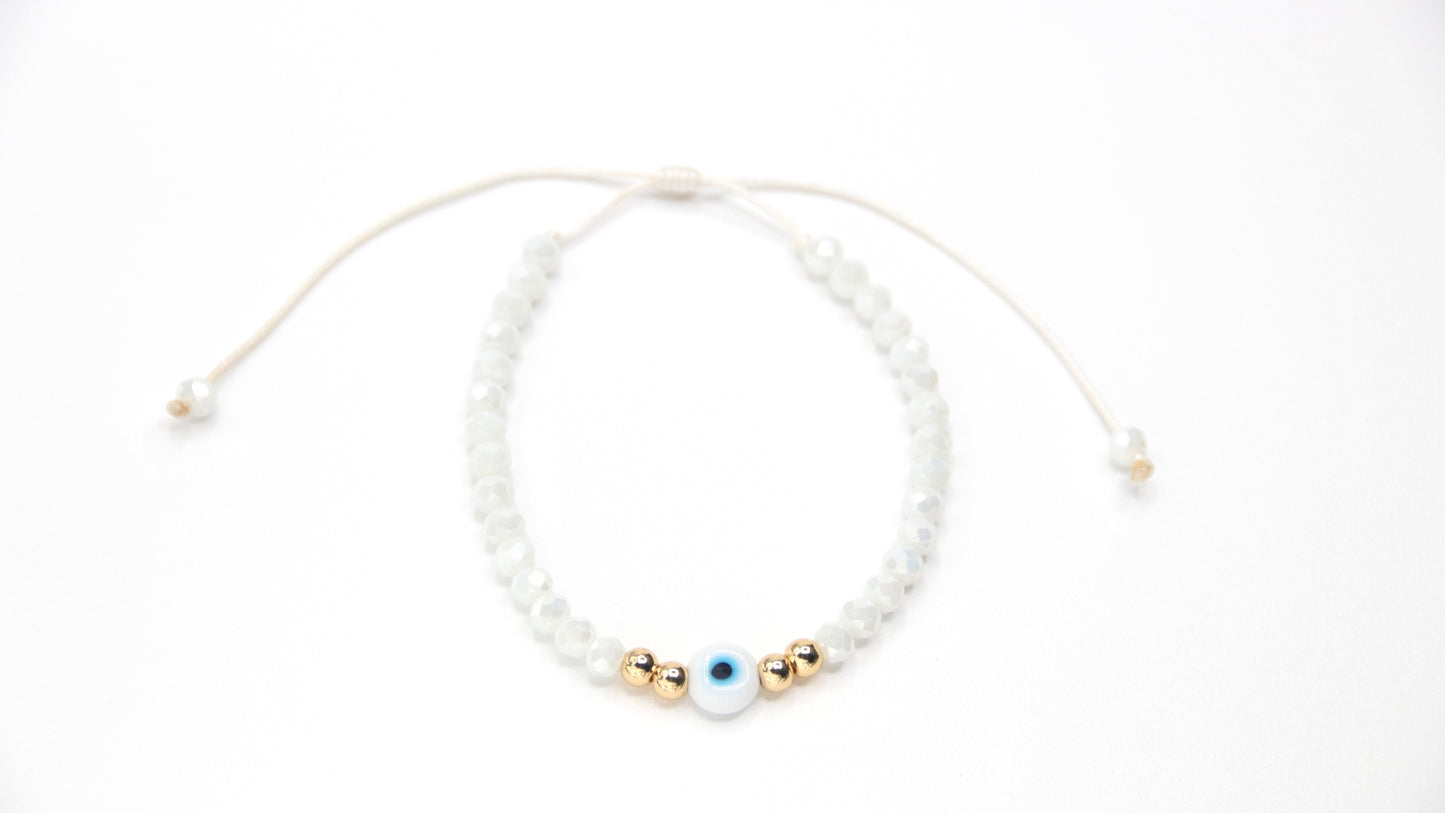 Guardian Eye White Bracelet