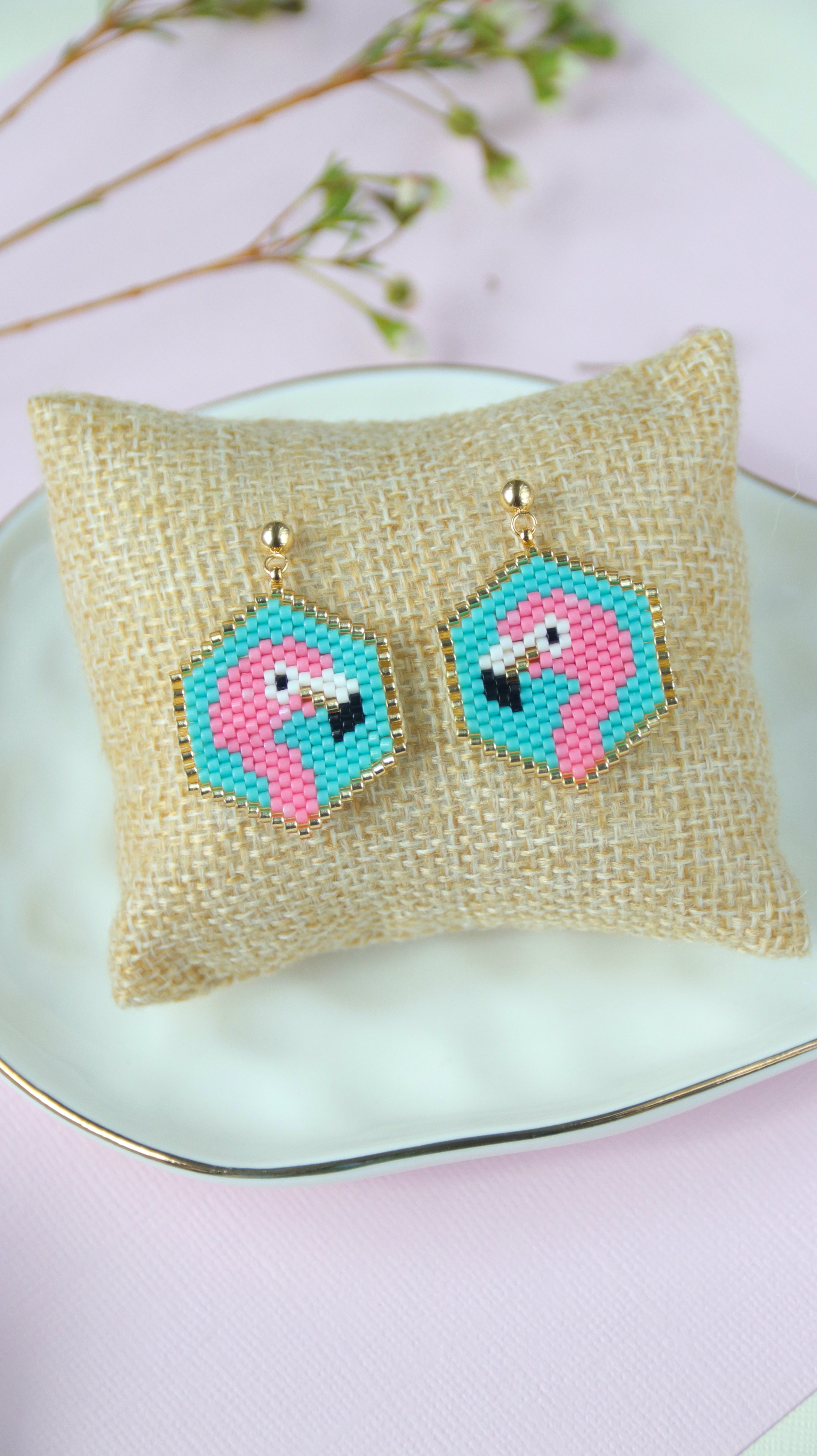 FLAMINGO EARRINGS