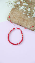 BOLD RED AND GOLD BRACELET